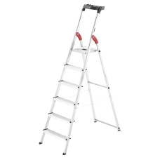 Алюминиевая стремянка Hailo L60 6 ступеней 8160-607 Алюминиевая стремянка Hailo L60 6 ступеней 8160-607