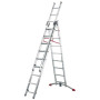 Алюминиевая трехсекционная лестница Hailo ProfiLOT 2х9+1х8 9309-501