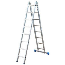 Двухсекционная шарнирная стремянка Krause STABILO 2х8 133915
