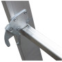 Двухсекционная выдвижная лестница с тросом Krause STABILO 2х15 133847