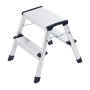 Двухсторонняя анодированная стремянка Hailo L90 Step-ke 2x2 4442-701
