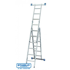 Комбинированная шарнирная стремянка Krause STABILO 2х3+2х6 133922