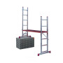 Лестничные подмости Krause Corda с роликами 2x6 080035