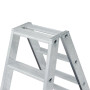 Передвижная двухсторонняя стремянка Krause STABILO 2х10 124876