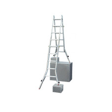 Шарнирная стремянка Krause Monto TeleVario 4х4 129970