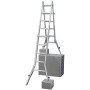 Шарнирная телескопическая стремянка Krause STABILO 4х5 133984