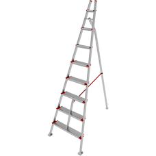 Стремянка алюминиевая садовая NV 519 8 ступеней 5190108