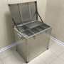 Ящик для инструмента алюминиевый 550х350х550